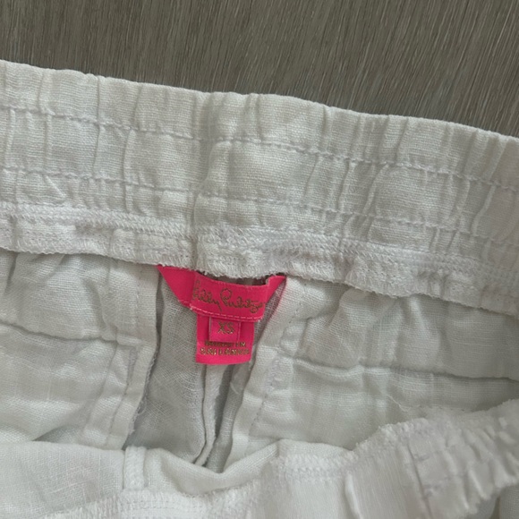 Lilly Pulitzer White Linen Pants - Picture 2 of 3